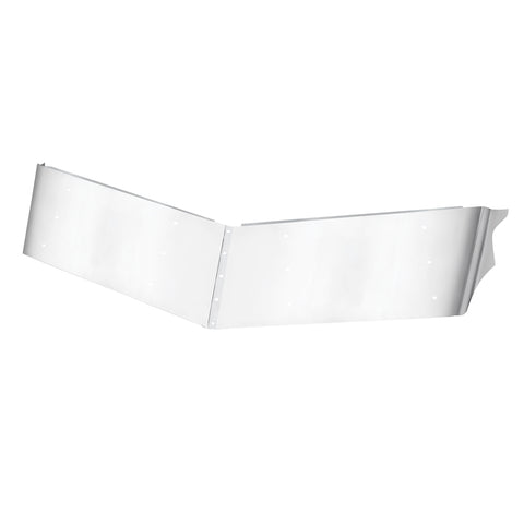 13" Stainless Drop Sunvisor For Petebilt 379, 385, 357