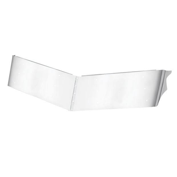 13" Stainless Drop Sunvisor For Petebilt 379, 385, 357