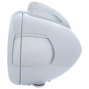 Chrome Guide 682-C Style Headlight H4 & LED Turn Signal - Clear Lens