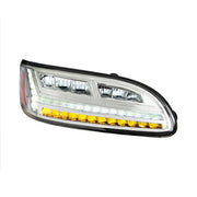 Chrome 6 LED Headlight For Peterbilt 386 (2006-2016) & 387 (2000-2011)- Passenger
