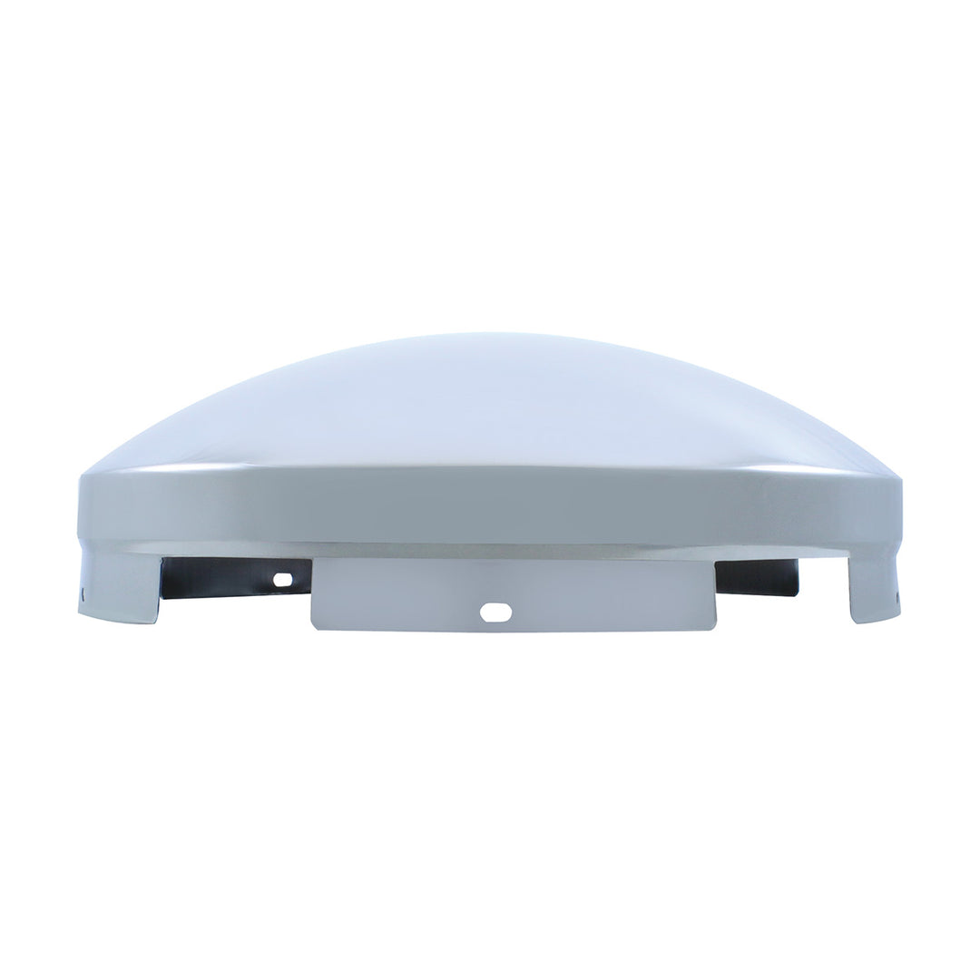 5 Even Notched Chrome Dome Front Hubcap - 3/4" Side Wall