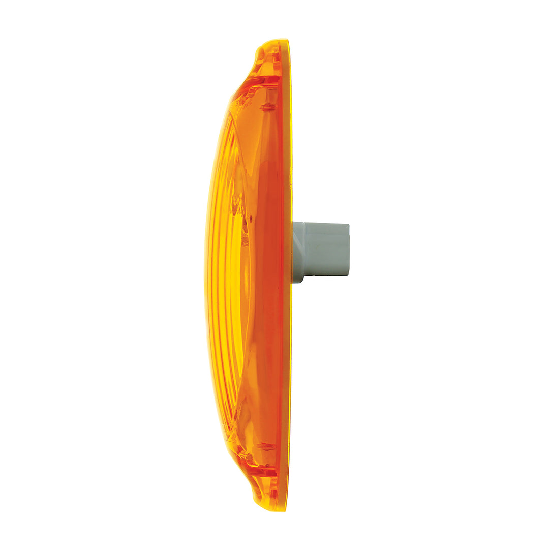 3 Amber LED Reflector Cab Light For 2008-2017 Freightliner Cascadia - Amber Lens