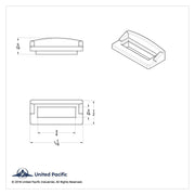 Chrome Plastic Switch Label Covers With Visor For 2001 & Older Peterbilt (6-Pack)