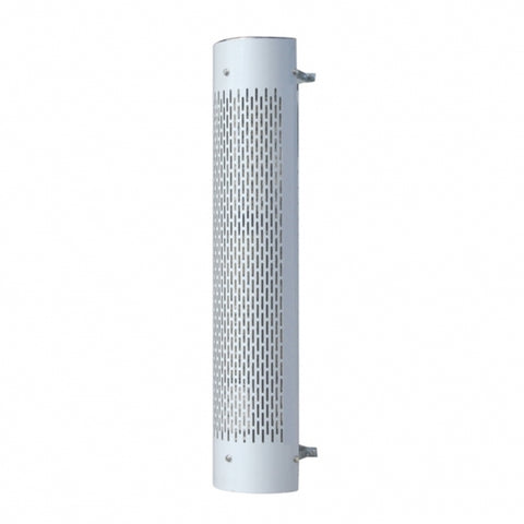 48" Tall 270 Degree Stainless Exhaust Muffler Shield For 10" Diameter Exhaust - Vertical Slot