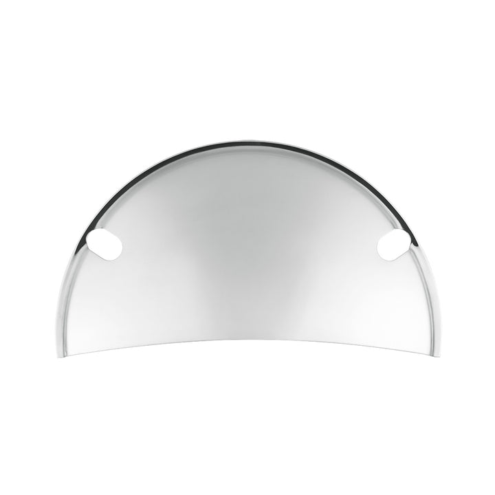 Chrome Half-Moon Shield For 5-3/4" Headlight
