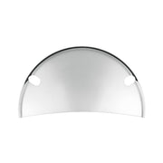 Chrome Half-Moon Shield For 5-3/4" Headlight