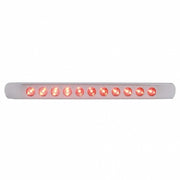 11 LED 17" Light Bar With Bezel (Stop, Turn & Tail) - Red LED/Red Lens