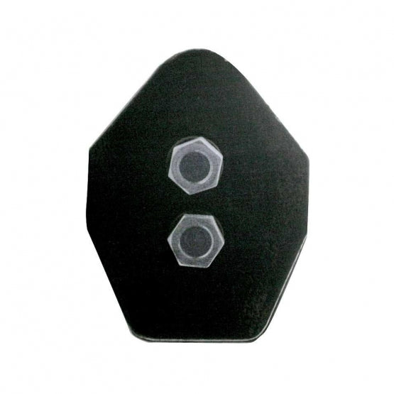 30" Black 45-Degree Angled Heavy Duty Mud Flap Hangers - 1-1/8" Bolt Pattern (Pair)