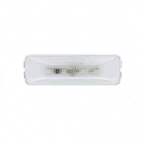 10 LED Rectangular GloLight (Clearance/Marker) - Red LED/Clear Lens