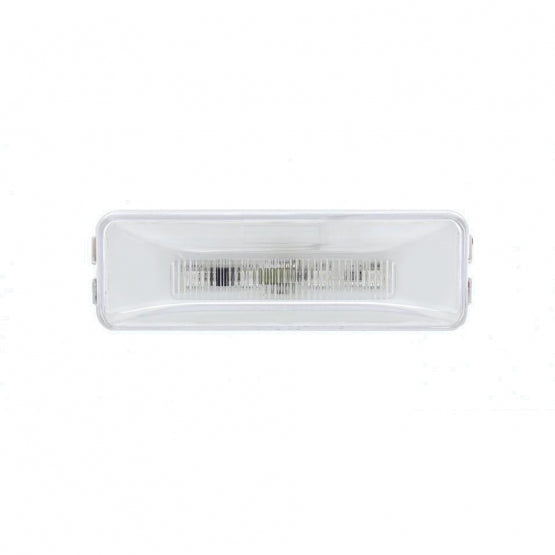 10 LED Rectangular GloLight (Clearance/Marker) - Red LED/Clear Lens