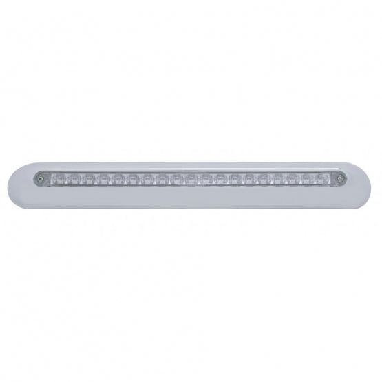 Freightliner 19 LED 12" Mirror Light Bar - Amber LED/Clear Lens