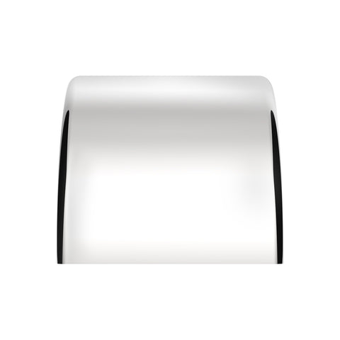 120" 430 Stainless Steel (16ga) Roll  Formed Edge Smooth Full Fender 54" Spread - SS Series (Pair)