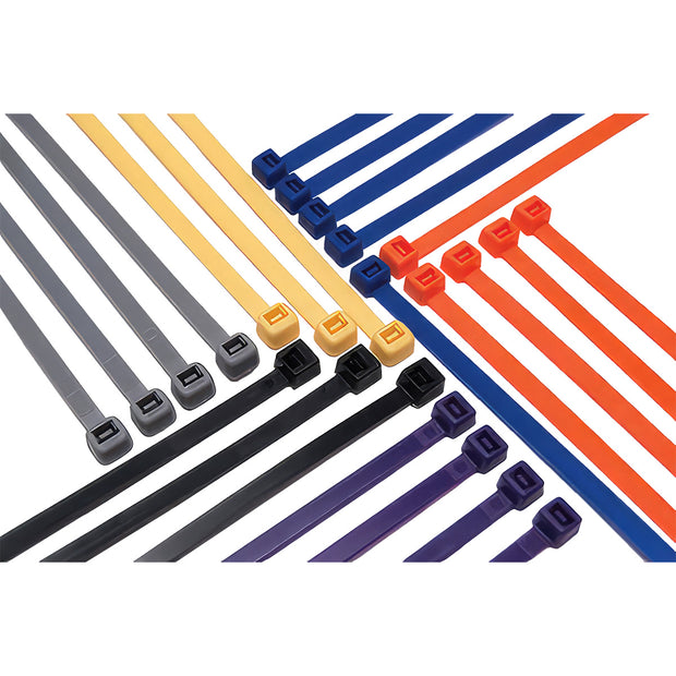 4" Red Nylon Cable Zip Ties 18 Lbs (31-Pack)