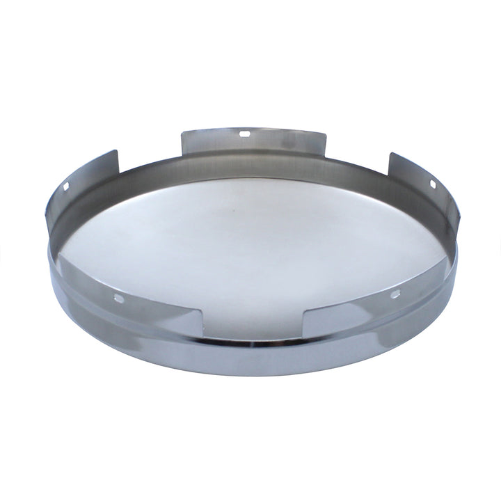 5 Even Notched Chrome Dome Front Hubcap - 3/4" Side Wall