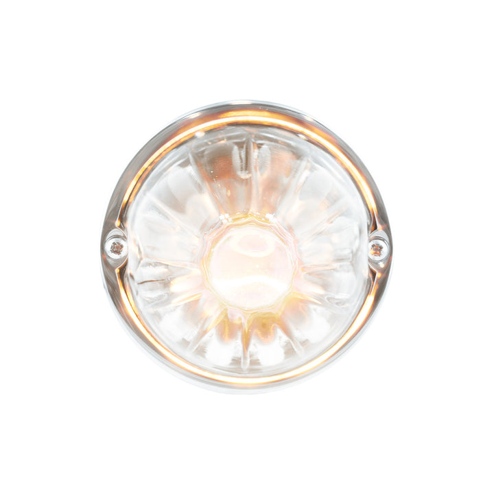 Glass Watermelon Flush Mount Kit -Clear