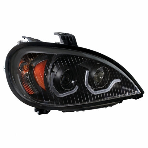 Blackout Projection Headlight With Dual Function Light Bar For 2001-2020 Freightliner Columbia - Passenger