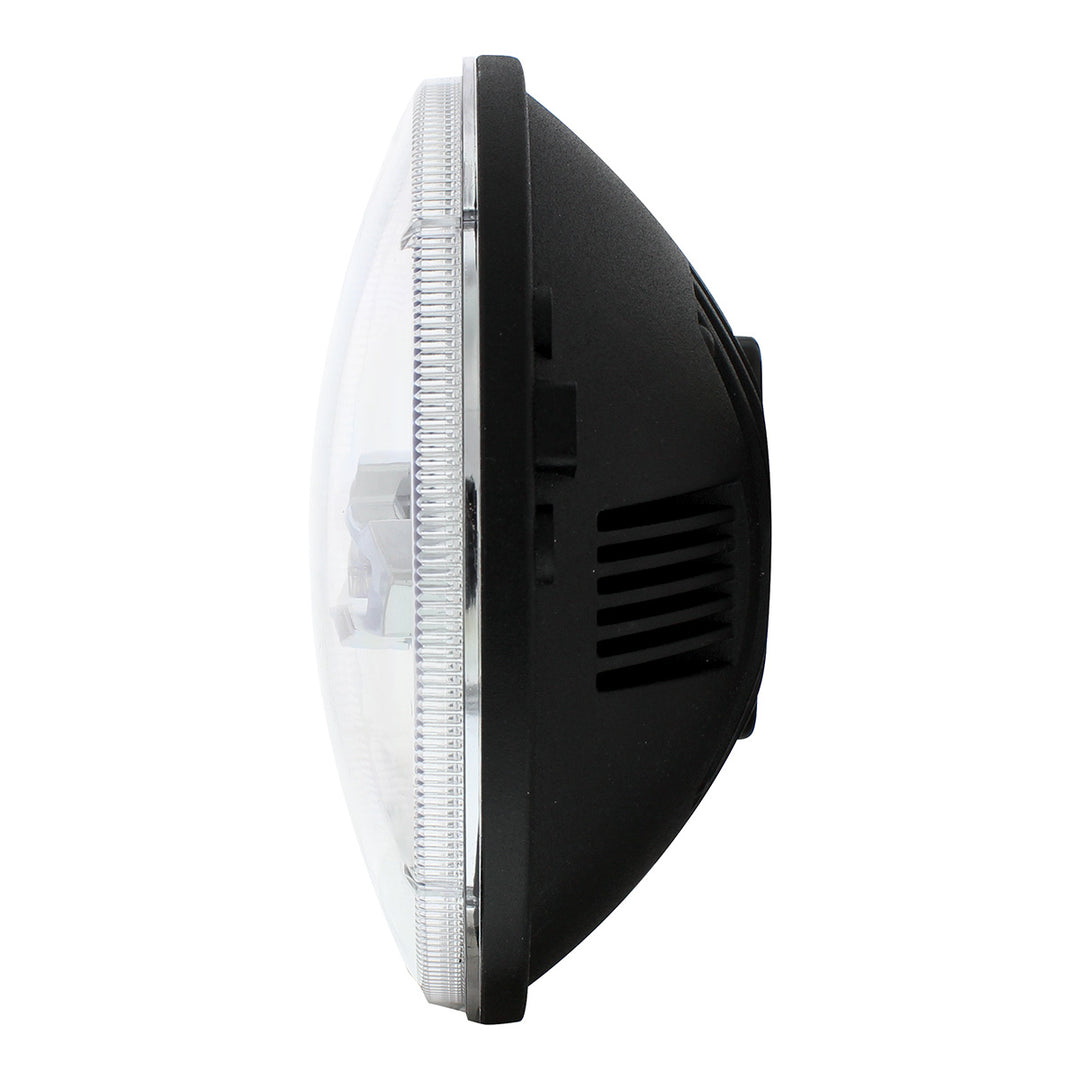 ULTRALIT - 3 High Power LED 7" Headlight With 10 White LED Position Light