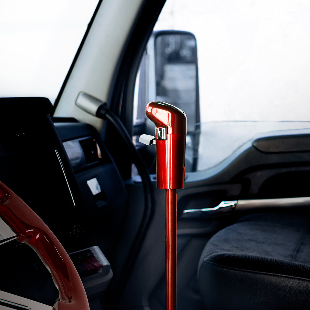 6" Shifter Shaft Extension - Candy Red