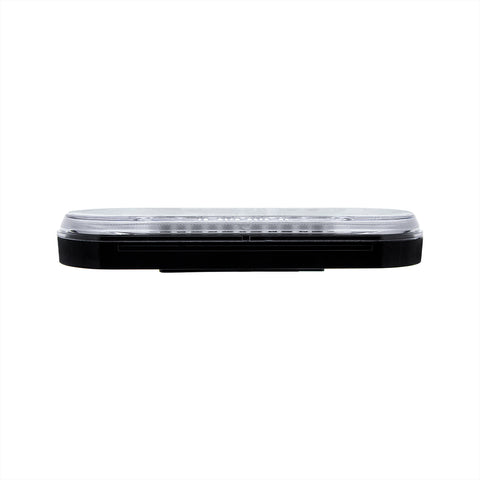 22 LED 6" Oval Abyss Light (Back-Up) - White LED/Clear Lens