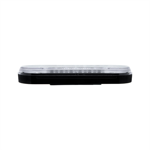 22 LED 6" Oval Abyss Light (Back-Up) - White LED/Clear Lens