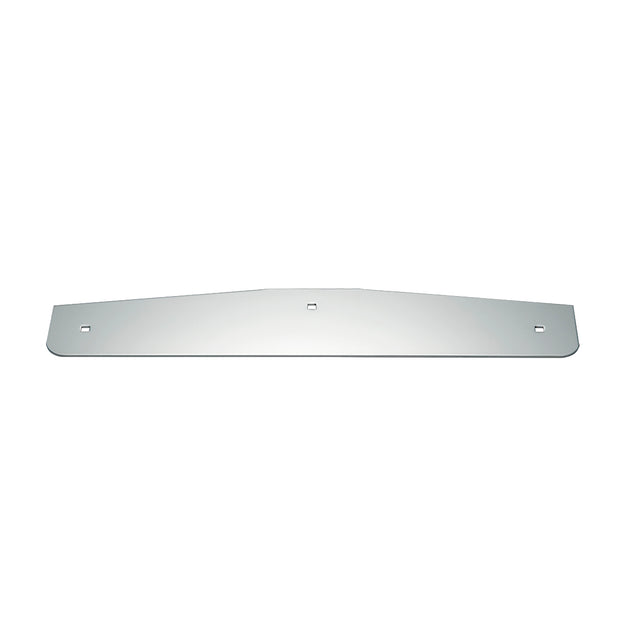 4" X 20" Chrome Standard Bottom Mud Flap Plate - Bolt Thru