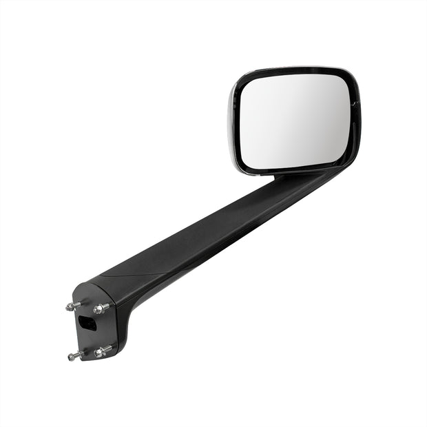 Chrome Hood Mirror Assembly W/ Sequential LED Lights For 2018-2024 Freightliner Cascadia - Passenger/Heated