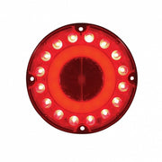 32 LED 7" GloLight (Stop, Turn & Tail) - Red LED/Red Lens