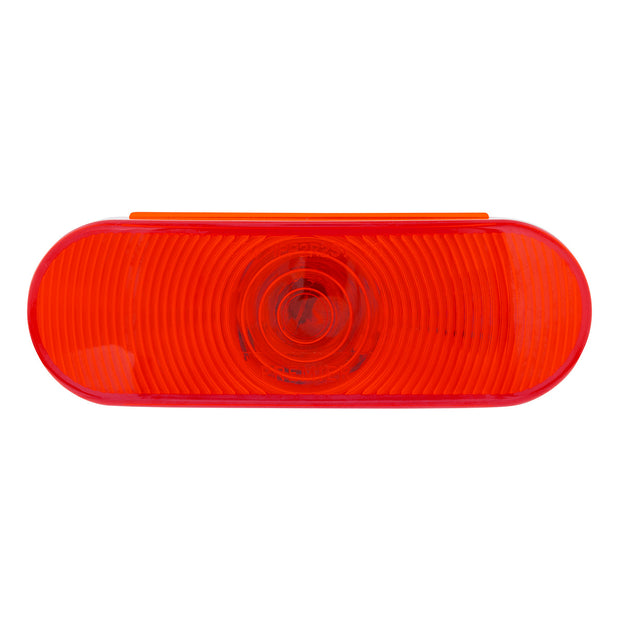 6" Oval Light Kit (Stop, Turn & Tail) - Red Lens