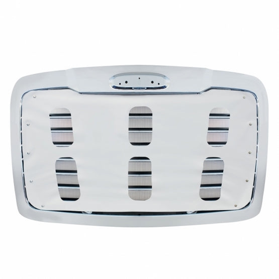 White Vinyl Front Winter Guard For 2008-2017 Freightliner Cascadia