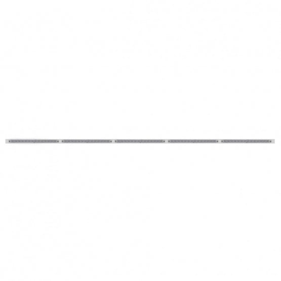 94" Stainless Steel Light Bracket With Five 23 SMD LED 17-1/4" Light Bar - Amber LED/Clear Lens