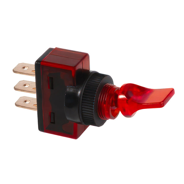 Red Illum Duckbill 20 Amp 12V S.P.S.T. On/Off 1 Pc.