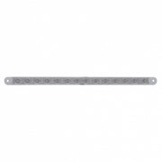 14 LED 12" Turn Signal Light Bar - Amber LED/Clear Lens