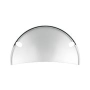 Stainless Steel Half-Moon Shield For 5-3/4" Headlight (Pair)