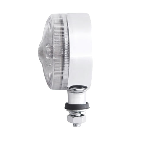 15 LED 3" Single Face Light - Amber LED/Clear Lens