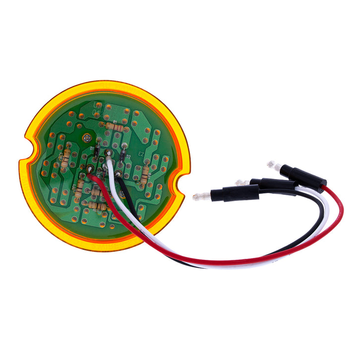 17 LED Dual Function Reflector Cab Light - Amber LED/Amber Lens