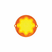 9 LED Dual Function GloLight Watermelon Grakon 1000 Style Cab Light - Amber LED/Amber Lens