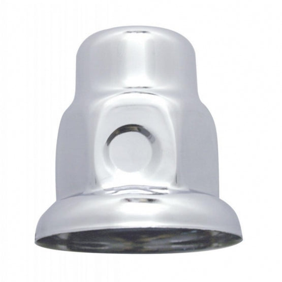 33mm X 2" Chrome Steel Tall Nut Cover With Flange