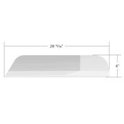 Stainless 6" Chopped Window Trim For 2008-2017 Freightliner Cascadia