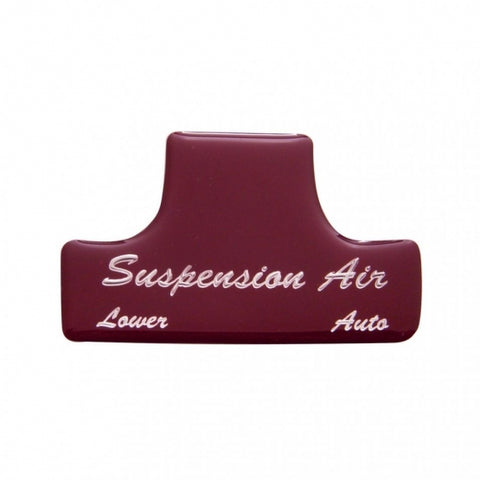 "Suspension Air" Switch Guard Sticker Only - Red