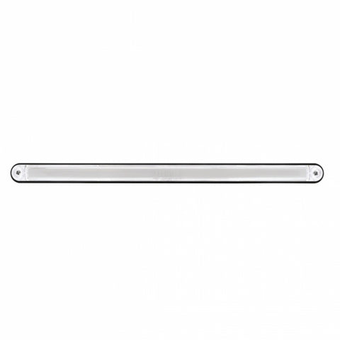 24 LED 12" GloLight Bar With Black Housing - Red LED/Clear Lens