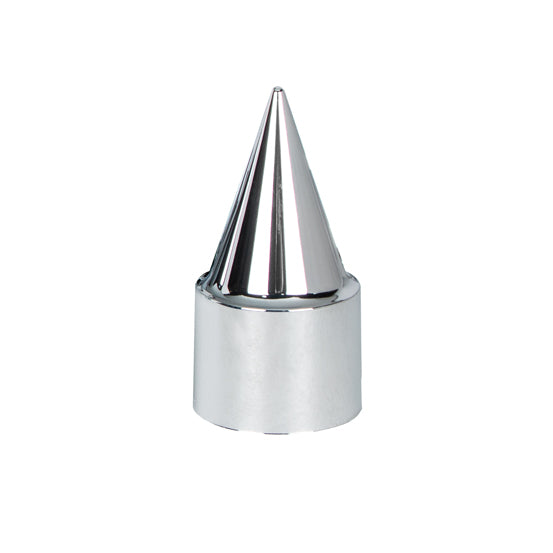 33mm x 4-1/4" Chrome Plastic Stiletto Nut Covers - Thread-On (60-Pack)