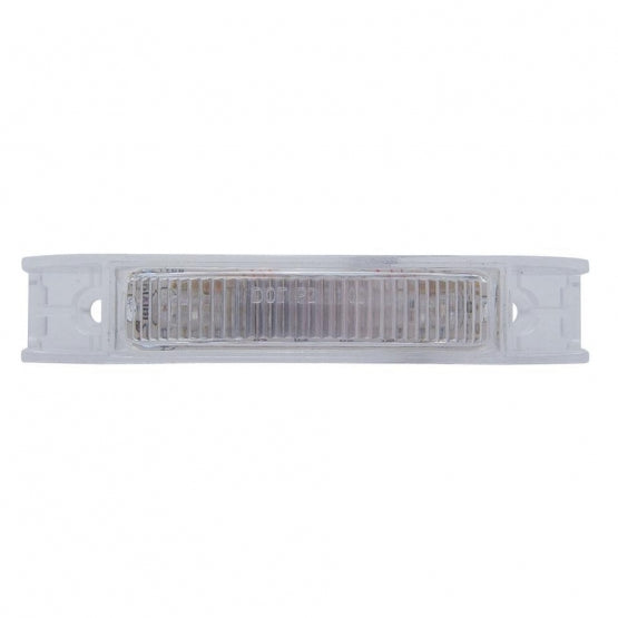 7 LED Rectangular Light (Clearance/Marker) - Amber LED/Clear Lens