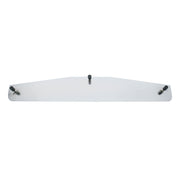 3" X 18" Chrome Standard Bottom Mud Flap Plate - Welded Stud