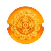 17 LED Dual Function Reflector Cab Light - Amber LED/Amber Lens