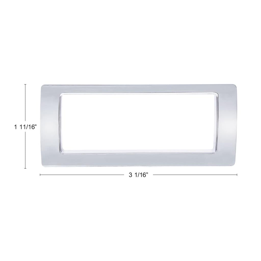 Chrome Dash Storage Pocket Trim for 2018-2023 Freightliner Cascadia