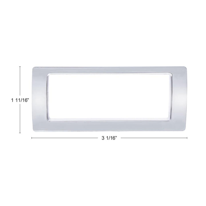 Chrome Dash Storage Pocket Trim for 2018-2023 Freightliner Cascadia