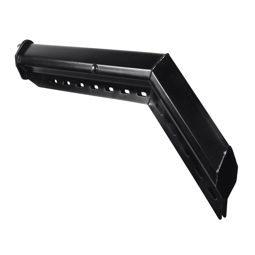 30" Black 45-Degree Angled Heavy Duty Mud Flap Hangers - 2-1/2" Bolt Pattern (Pair)