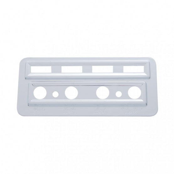 Chrome Plastic Light Switch & Indicator Trim For 2002-2005 Kenworth W900/T800/T600/T2000