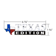 Chrome Die Cast "Texas Edition" Accent Emblem