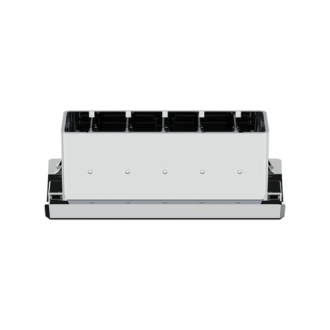 Chrome Plastic A/C Vent For 2008-2017 Freightliner Cascadia - Center/Adjustable